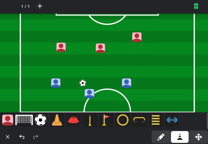 Advanced tactical diagrams with full drag-and-drop pieces in Blitz Pro.